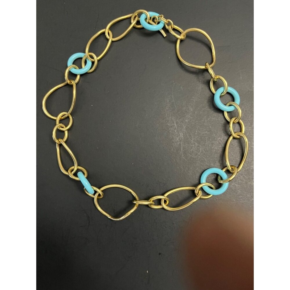 Faraone Mennella Stella Collection 18k Gold and Turquoise Necklace